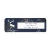 Ivoorrendier Kerstmis | Blauw Etiket (Voorkant)