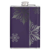 Ivoorrendier Kerstmis | Paars Heupfles (Achterkant)