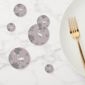 Ivoorrendier Kerstmis | Roze Confetti (Groep)