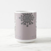 Ivoorrendier Kerstmis | Roze Koffiemok (Center)