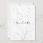 Ivoorroze bloemendank u bedankkaart (Achterkant)