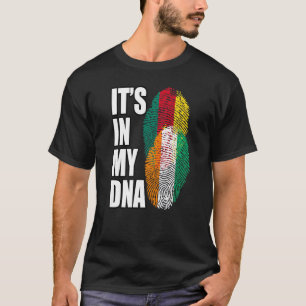 Ivoors en Kameroens Meng DNA Vlag Erfgoed T-shirt