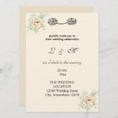 ivoorvormig enkelvoudig monogram (Voorkant / Achterkant)