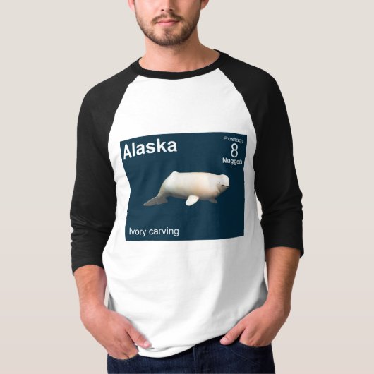 Ivoorwit Beluga T-shirt (Voorkant)