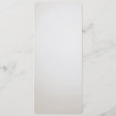 Ivoorwit Bloemen Gouden Bladeren Menu (Achterkant)