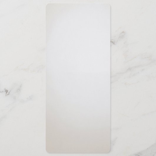 Ivoorwit Bloemen Gouden Bladeren Menu (Achterkant)