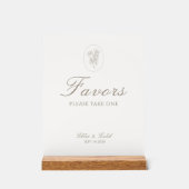 Ivoorwit | Tafelbloemstuk Bruiloft Favor Top Acryl Bord (Voorkant)