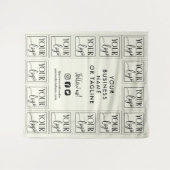 Ivoorwitte achtergrond voor uw logo en sociale med wandkleed (Voorkant (horizontaal))