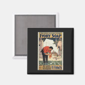 Ivoorzeep en magneet (Voorkant / Achterkant)