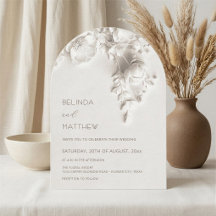 Ivoren 3D Bloemen Rozen Bruiloft