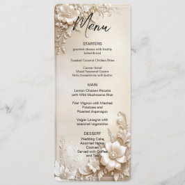 Ivoren Bloemen Menu