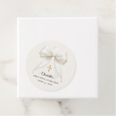 Ivoren boogparels Eerste Heilige Communie doe-het- Bedankjes Labels (In situ)