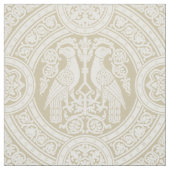 Ivoren Byzantijnse Vogels Stof (Swatch)