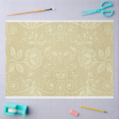 ivoren crème rustieke floral patterned kant tissuepapier (Craft)