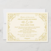  ivoren en gouden kunst kaart (Voorkant)