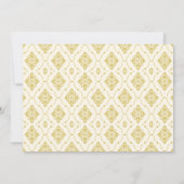  ivoren en gouden kunst kaart (Achterkant)