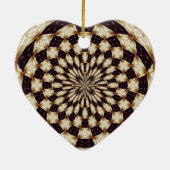 Ivoren Kaleidoscoop Bloem Mandala Decoratie (Achterkant)