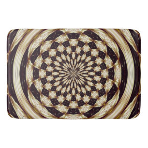 Ivoren Kaleidoscoop Bloem Mandala Decoratie Badmat