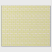 Ivoren lijnen op geel cadeaupapier (Vlak)