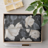 ivoren Rozen en pioenen Tissuepapier (Geschenk)