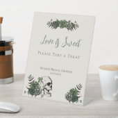 Ivoren Schedel Rozen Ierse Bruiloft Favoren Bord Reclamebord Met Voetstuk (Insitu)