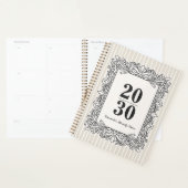Ivoren Sierlijke Boog Frame Jaar Planner (Display)