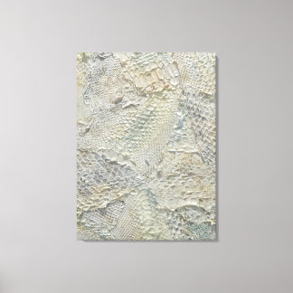 Ivoren Slang Huid Slang Slang Muur Decor Canvas Ar Afdruk