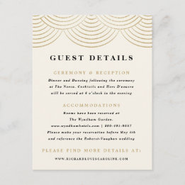 Ivoren Slingerlichten Gastdetail Enclosurekaart Informatiekaartje
