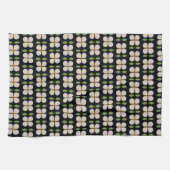 Ivoren wijnstokken - Elegante botanische theedoek (Horizontaal)