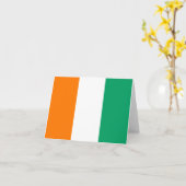 Ivorense vlag Notitiekaart (Gele Bloem)