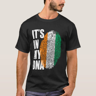 Ivoriaans erfgoed DNA-vlag T-shirt