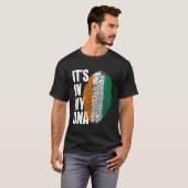 Ivoriaans erfgoed DNA-vlag T-shirt (Voorkant volledig)