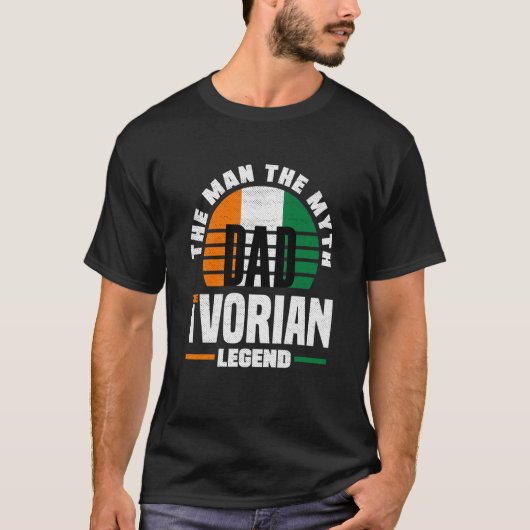 Ivoriaanse Ivoorkust: Vlaggendag in Ivoorkust T-shirt (Voorkant)