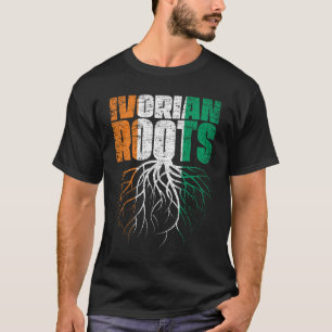 Ivoriaanse Roots Ivory Coast Heritage Flag T-shirt