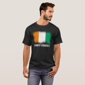 Ivoriaanse vlag Ivoorkust T-shirt (Voorkant volledig)