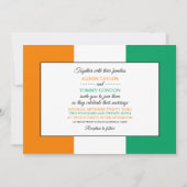 Ivoriaanse vlag, vlag van Ivoorkust bruiloft Kaart (Voorkant)