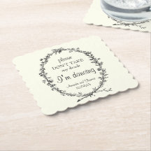 Ivorische Onderzetters Met Bank Wreath 