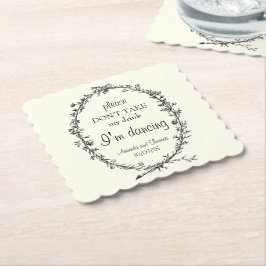 Ivorische Onderzetters Met Bank Wreath