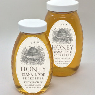 Ivory 32 oz Queenline Honey Label ( Skep)