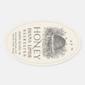 Ivory 32 oz Queenline Honey Label ( Skep) (Voorkant)