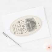 Ivory 32 oz Queenline Honey Label ( Skep) (Envelop)