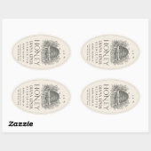 Ivory 32 oz Queenline Honey Label ( Skep) (Vel)