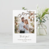 Ivory 3D Magnolia Flower Bedankkaart (Staand voorkant)