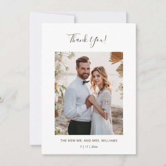 Ivory 3D Magnolia Flower Bedankkaart (Voorkant)