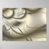 Ivory Abstracte kunst Poster (Voorkant)