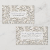 Ivory Acanthus Visitekaartje (Voorkant / Achterkant)