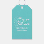 Ivory Altijd en altijd Labels voor weddenschappen Cadeaulabel (Voorkant)