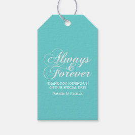 Ivory Altijd en altijd Labels voor weddenschappen Cadeaulabel