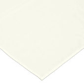 Ivory and Gold Crown Crest Personalized Korte Tafelloper (Hoek)