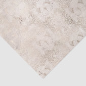 Ivory and White  Butterfly  Damask Tissuepapier (Detail)